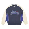 Palace Star Script Crewneck Sweatshirt 'navy' In Blue