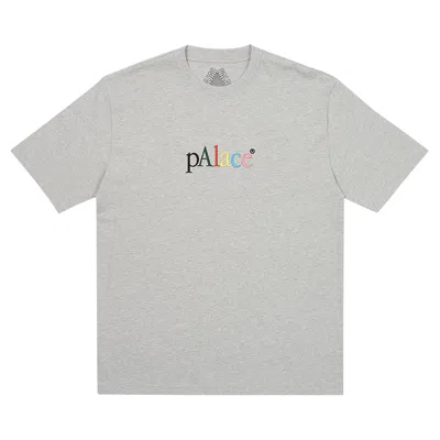 Pre-owned Palace Start Up T-shirt 'grey Marl' | Men's Size Xl In Gray