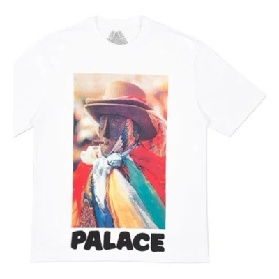 Palace Stoggie White Chest Back Printing Short Sleeve Unisex