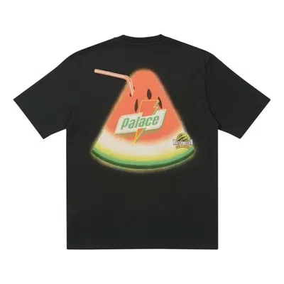 Palace Sugar T-shirt Logo Short Sleeve Unisex Black