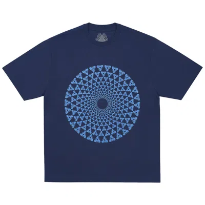 Pre-owned Palace Swirly T-shirt 'navy' | Blue | Men's Size M