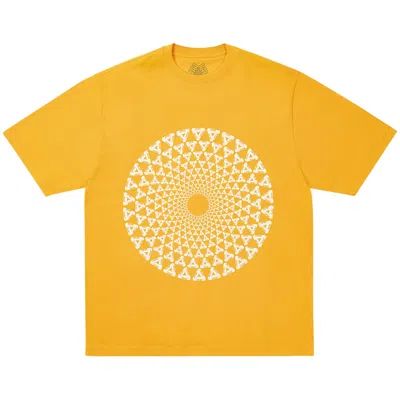 Pre-owned Palace Swirly T-shirt 'sunny Yellow' | Men's Size Xl