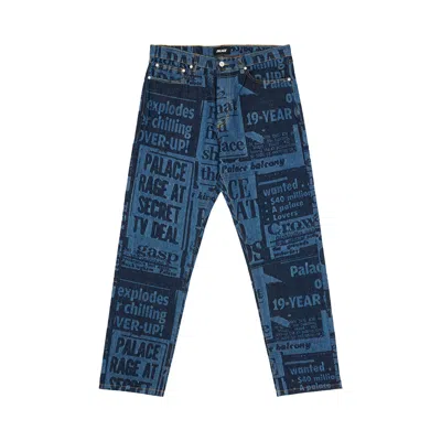 Pre-owned Palace Tabloid Denim Jean 'blue' | Men's Size 36