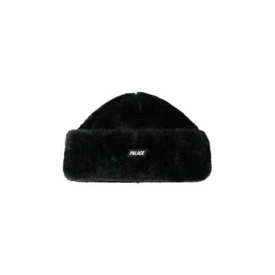 Pre-owned Palace Teddy Beanie 'black Tip' | Men's Size L/xl