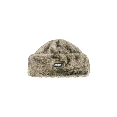 Pre-owned Palace Teddy Beanie 'fox Tip' | Multi-color | Men's Size L/xl
