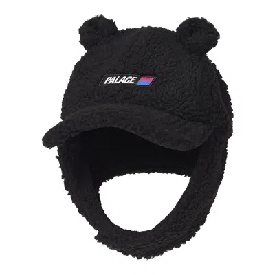 Pre-owned Palace Teddy Ears Earflapper 'black'