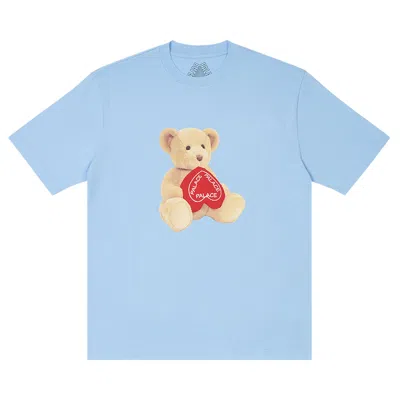 Pre-owned Palace Teddy T-shirt 'fresh Air' | Blue | Men's Size L