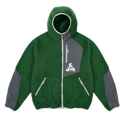 Pre-owned Palace Therma Fleece Jacket 'racey Green'