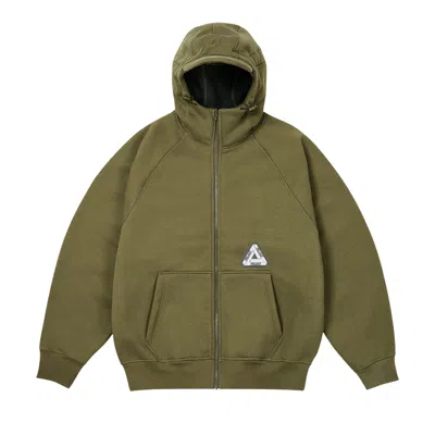 Pre-owned Palace Thermal Bonded Cap Hood 'olive' | Green | Men's Size S