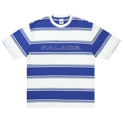 Pre-owned Palace Tidy Stripe T-shirt 'blue' | Men's Size M