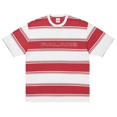 Pre-owned Palace Tidy Stripe T-shirt 'red' | Men's Size M