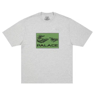 Pre-owned Palace Top Up T-shirt 'grey Marl' | Men's Size S In Gray