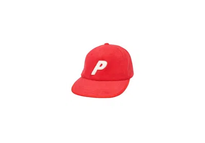 Pre-owned Palace Towelling 6panel In Red