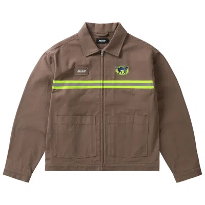 Pre-owned Palace Transport Jacket 'chocco Brown' | Men's Size M