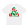 Palace Tri-camo T-shirt Back Logo Printing Pattern Short Sleeve Unisex White In White