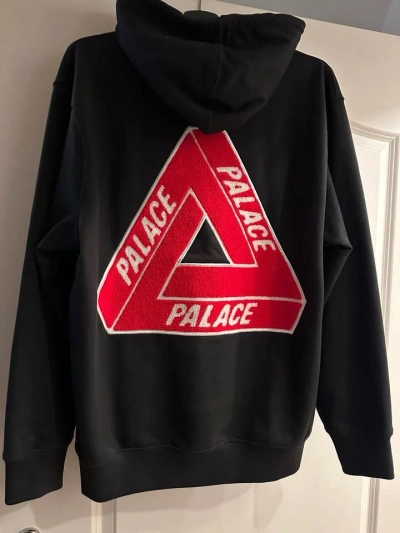 Pre-owned Palace Tri-chenille Hoodie In Black