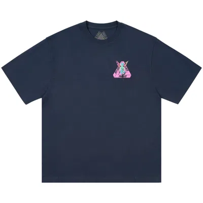 Pre-owned Palace Tri Fairy T-shirt 'navy' | Blue | Men's Size L