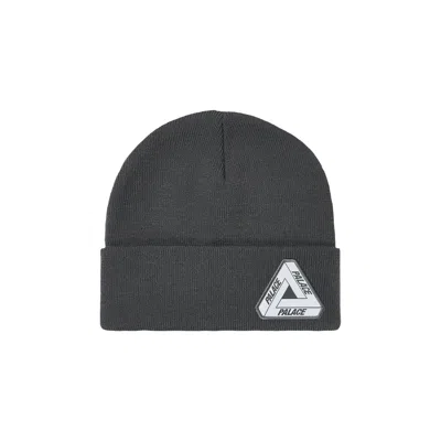 Pre-owned Palace Tri-ferg Beanie 'slate' | Grey | Men's Size Onesize In Gray