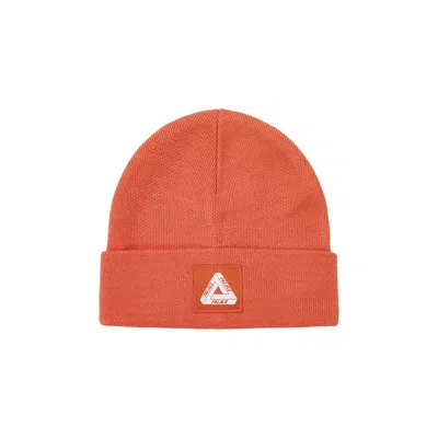 Pre-owned Palace Tri-ferg Patch Beanie 'tiger Orange'