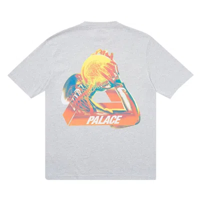 Pre-owned Palace Tri-gaine T-shirt 'grey Marl'