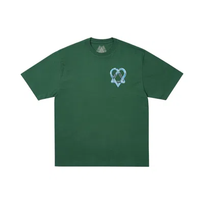 Pre-owned Palace Tri-gram T-shirt 'green' | Men's Size L
