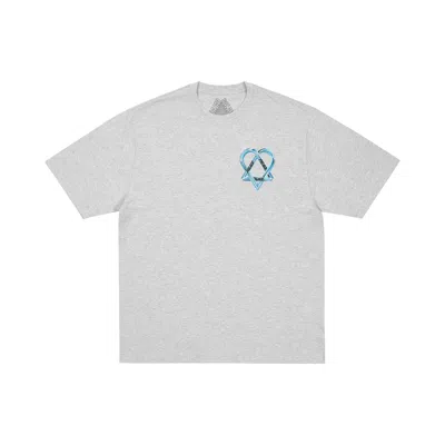 Pre-owned Palace Tri-gram T-shirt 'grey Marl' | Men's Size Xl In Gray