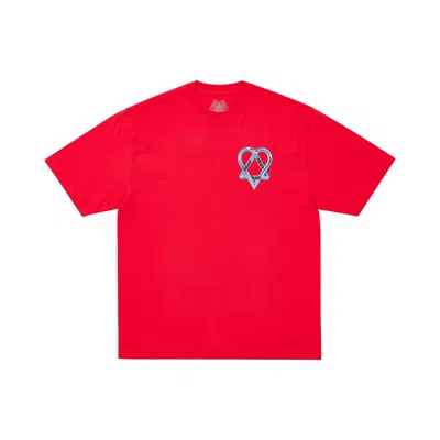 Pre-owned Palace Tri-gram T-shirt 'red' | Men's Size M