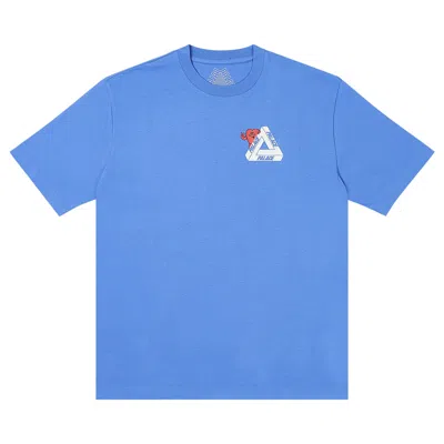 Pre-owned Palace Tri-hearts T-shirt 'palatial Blue'