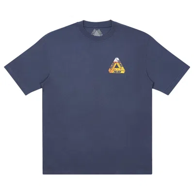 Pre-owned Palace Tri-lager T-shirt 'navy' In Blue