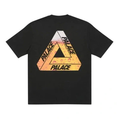 Palace Tri-lager Tee Triangle Logo Printing Short Sleeve Unisex Black
