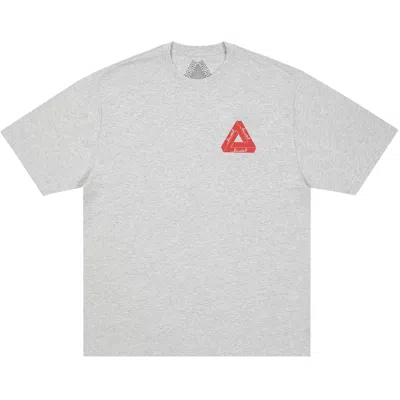 Pre-owned Palace Tri Lingual T-shirt 'grey Marl' | Men's Size M In Gray