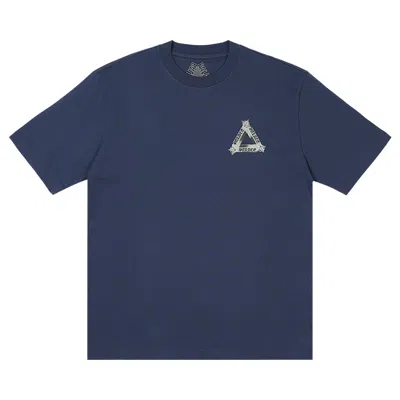 Pre-owned Palace Tri-og T-shirt 'navy' In Blue
