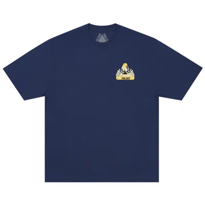 Pre-owned Palace Tri-peek T-shirt 'navy' | Blue | Men's Size M