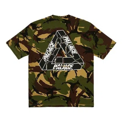Palace Tri-ripped T-shirt 'woodland Camo' In Black