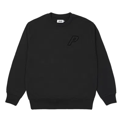 Pre-owned Palace Tri-stitch Crew 'black'