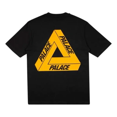 Palace Tri-to-help Limited Orange Triangle Short Sleeve Unisex Black