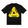 Palace Tri-to-help Limited Yellow Triangle Short Sleeve Unisex Black