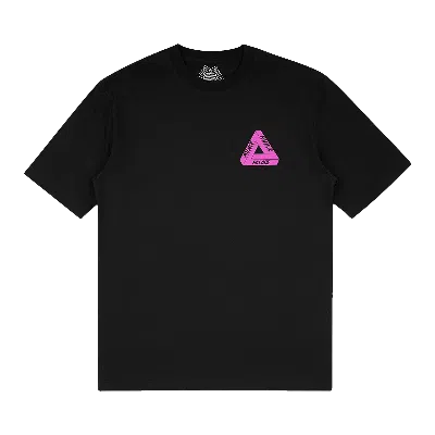 Pre-owned Palace Tri-to-help T-shirt 'black/fuchsia'