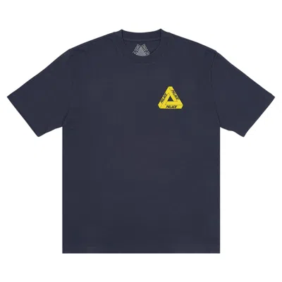 Pre-owned Palace Tri-twister T-shirt 'navy' In Blue