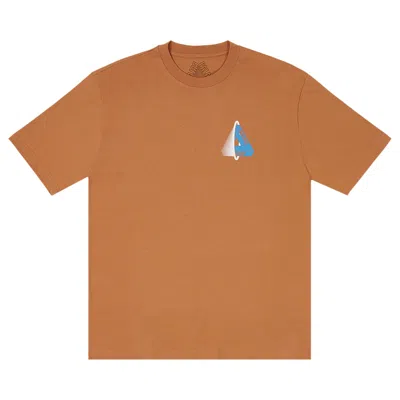 Pre-owned Palace Tri-void T-shirt 'melted Sugar' In Orange