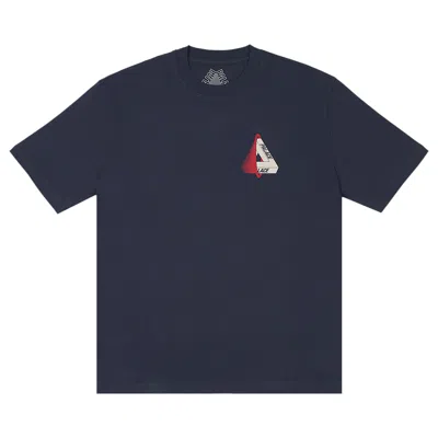 Pre-owned Palace Tri-void T-shirt 'navy' | Blue | Men's Size Xl