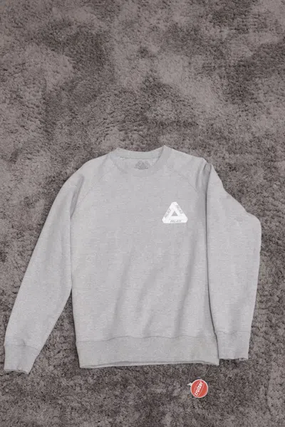Pre-owned Palace Tri-wild Crewneck Grey