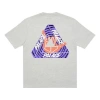 Palace Tri-zooted Shakka Round Neck Short Sleeve Unisex Gray In Neutral