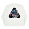 Palace Triangle Pattern Logo Lapel Jacket Unisex White In Neutral