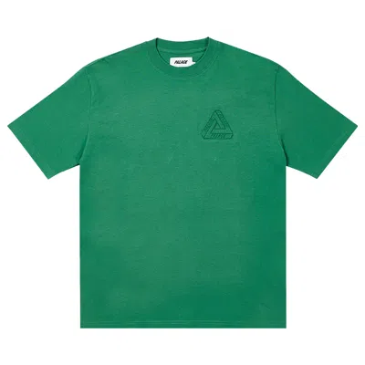 Pre-owned Palace Tri-ferg Embossed T-shirt 'green' | Men's Size L