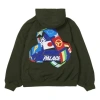 Palace Triflag Hooded Jacket Triangle Pattern Unisex Green