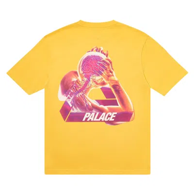Pre-owned Palace Tri-gaine T-shirt 'yellow' | Men's Size L
