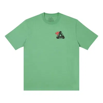 Palace Tri-hearts T-shirt 'sweet Pea Green'