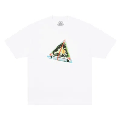 Pre-owned Palace Tri-onigiri T-shirt 'white' | Men's Size L