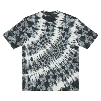 Pre-owned Palace Trippy Tri-ferg T-shirt 'black Circles' | Multi-color | Men's Size M In Multicolor